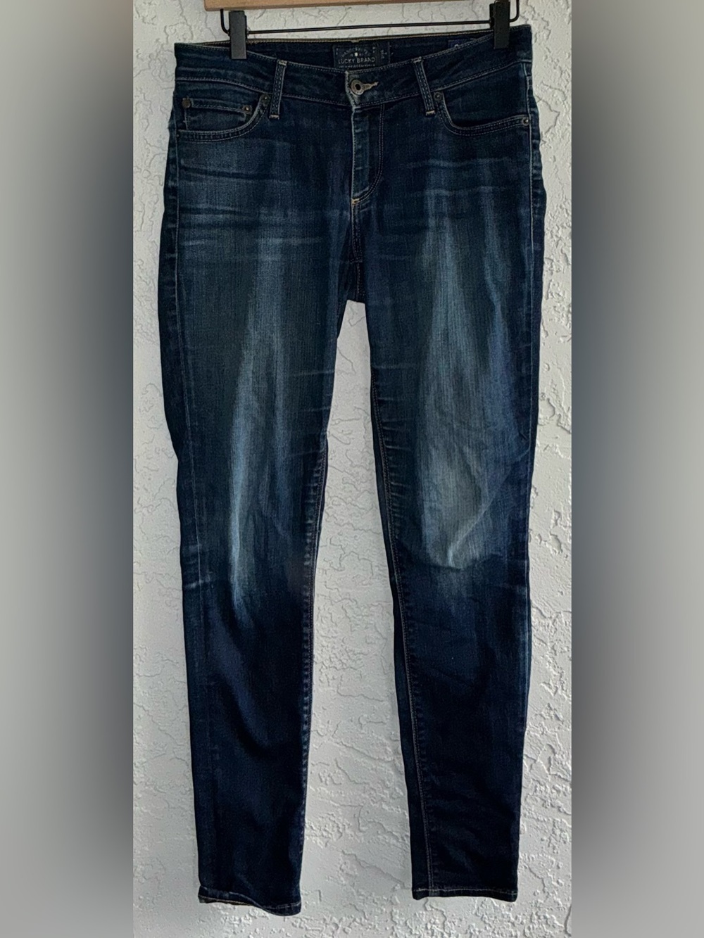 Lucky Brand Women's Dark Blue Wash Lolita SkinnyJeans